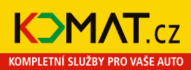 komat banner logo se sloganem